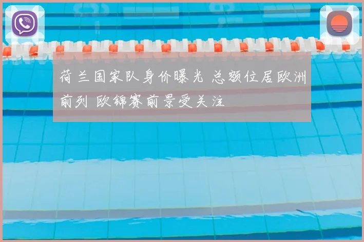 荷兰国家队身价曝光 总额位居欧洲前列 欧锦赛前景受关注